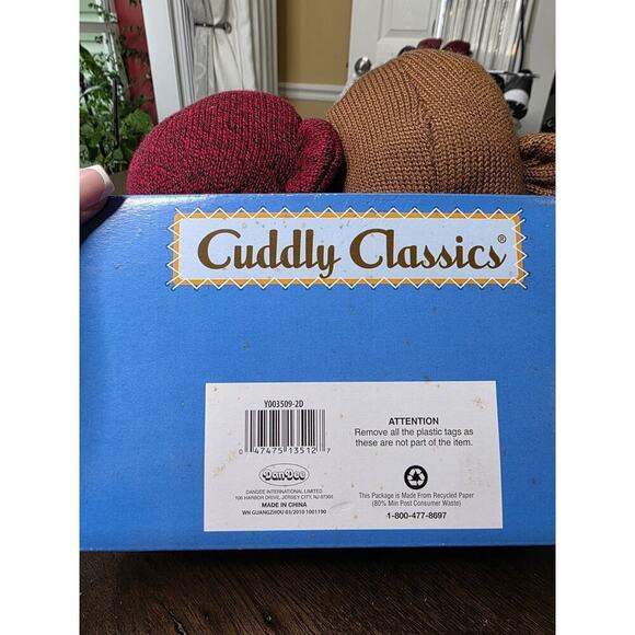 Cuddly Classics Sock Monkeys Dan Dee New Stuffed Toy - Picture 5 of 13